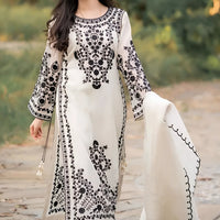 Jazmin Dhanak 3PC Embroidered With Dhanak Embroidered Shawl-105