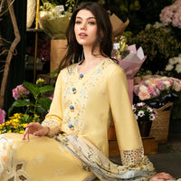 MUSHQ Lawn-3PC Embroidered with Digital printed Dupatta-1143