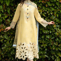 MUSHQ Lawn-3PC Embroidered with Digital printed Dupatta-1143