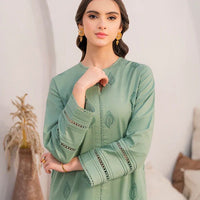 JAZMIN LAWN-3PC EMBROIDERED SHIRT WITH PRINTED DUPATTA-1228