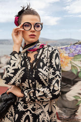 3PC KARANDI PRINTED SHIRT WITH KARANDI PRINTED DUAPTTA AND TROUSER -1708