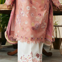 ZAHRA SHAHJAHAN 3PC Lawn Embroidered Shirt With Printed Dupatta-1133