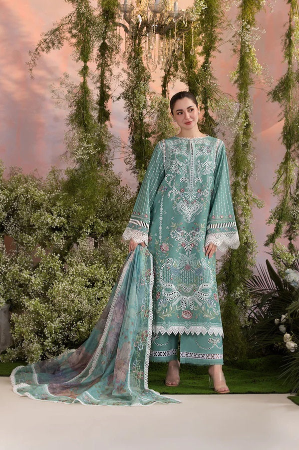 Sobia Nazir Luxury Lawn Embroidered 3 Piece Unstitched 5B