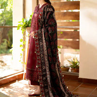 BAROQUE Lawn-3PC Embroidered With Digital Printed Dupatta-1010