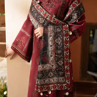 BAROQUE Lawn-3PC Embroidered With Digital Printed Dupatta-1010