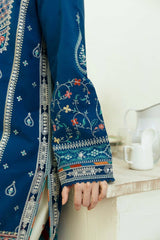 Dhanak-3PC Embroidered Shirt With Digital Printed Wool Shawl-668