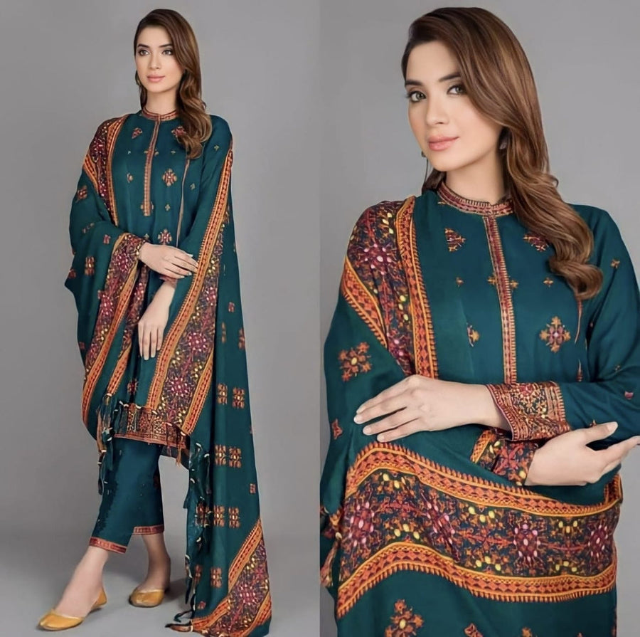 Kayseria Lawn-3PC Embroidered with Lawn Embroidered Dupatta-1118