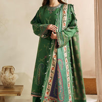 ZARA SHAHJAHAN Lawn-3PC Embroidered with Digital Printed Dupatta-1141