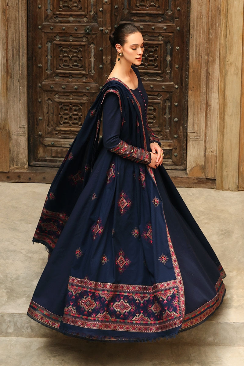 Bareeze Dhanak 3PC Embroidered With Dhanak Shawl Embroidered-132