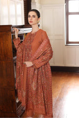 Bareeze Dhanak 3PC Embroidered With Dhanak Shawl Embroidered-188