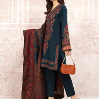 MARIA B Lawn-3PC Embroidered with Digital printed  Dupatta-1094