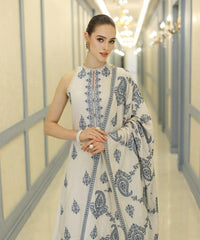 Bareeze Dhanak 3PC Embroidered With Dhanak Shawl Embroidered-101