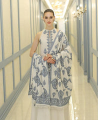 Bareeze Dhanak 3PC Embroidered With Dhanak Shawl Embroidered-101