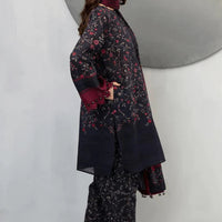 BAROQUE - 3PC Lawn Printed Shirt With Voile Printed Dupatta-1505