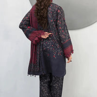 BAROQUE - 3PC Lawn Printed Shirt With Voile Printed Dupatta-1505