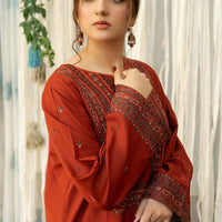 URGE Lawn 3PC Embroidered Shirt with Digital Printed Dupatta-1192